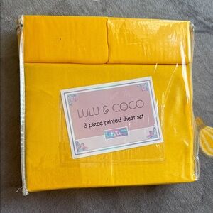 Yellow Sheet Set - Full